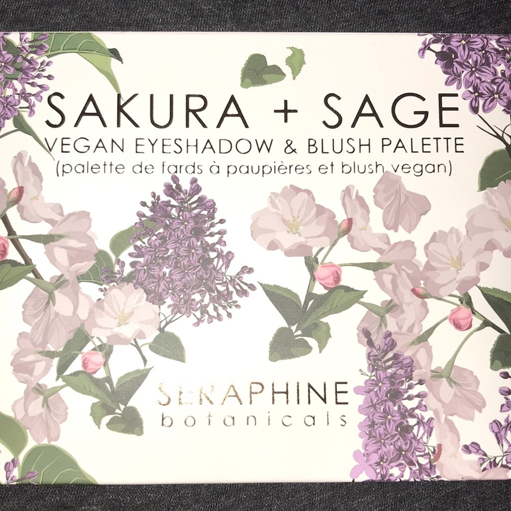SAKURA + SAGE vegan eyeshadow & blush palette